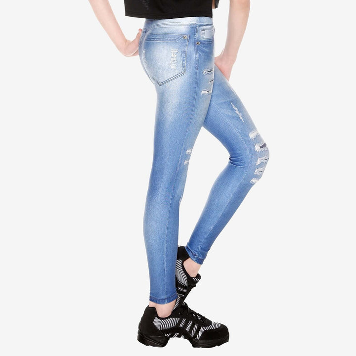 Cory Kid's Blue Jeggings - RDE1664