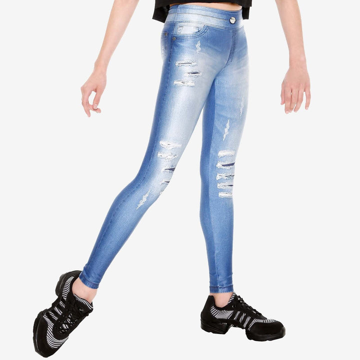 Cory Kid's Blue Jeggings - RDE1664