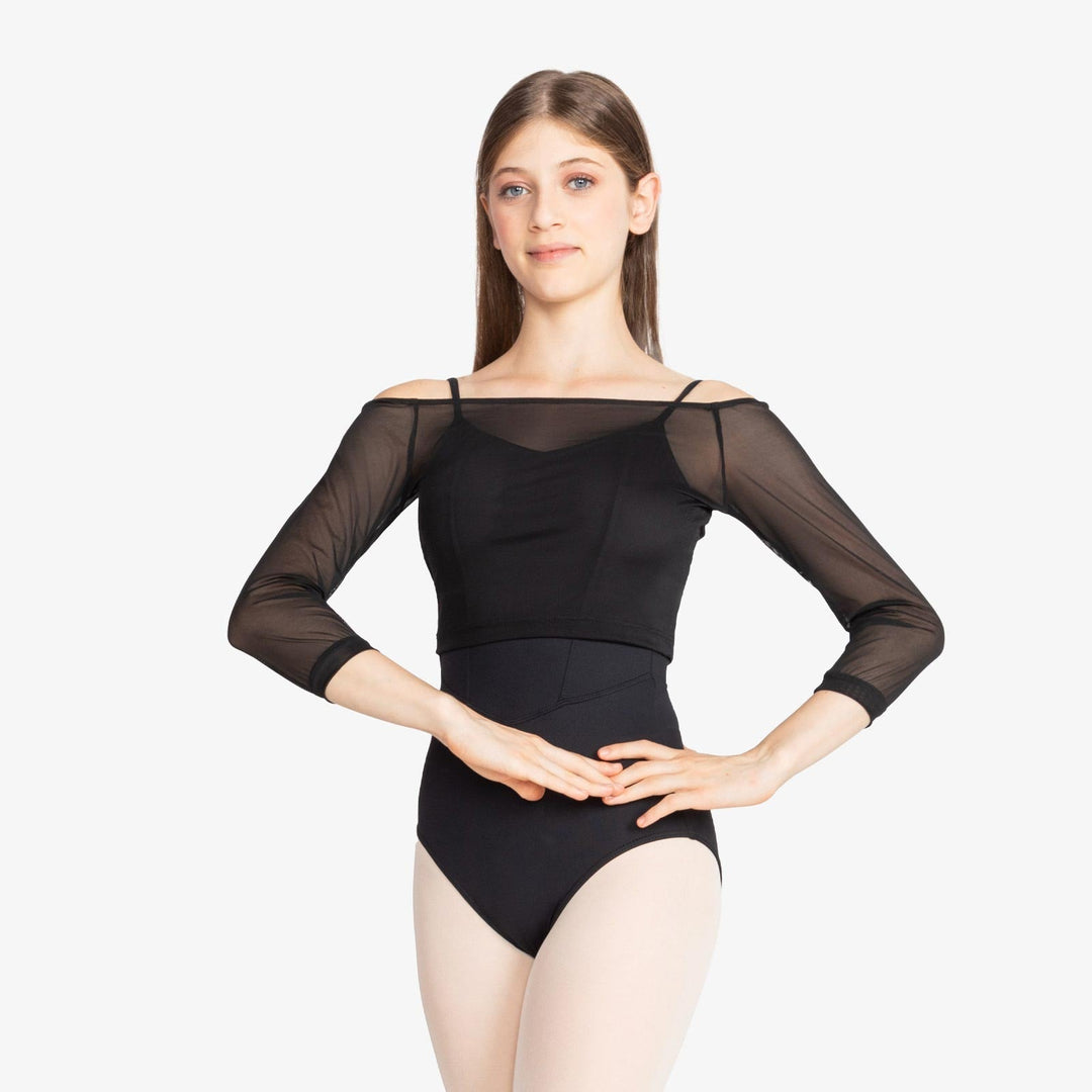 Anala Sheer Mock Wrap - SL226