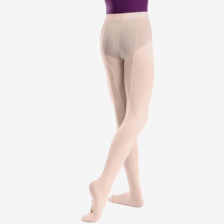 Child Mesh Seamed Convertible Tights - TS95
